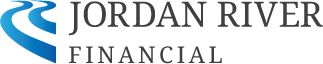 A black and white image of the logo for adams financial.